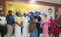 Outstanding Service Award presented to Hope Chennai for outstanding service activities, Lions Club of Oragadam City