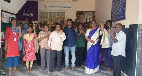 Vocational training and rehabilitation at Hope Chennai