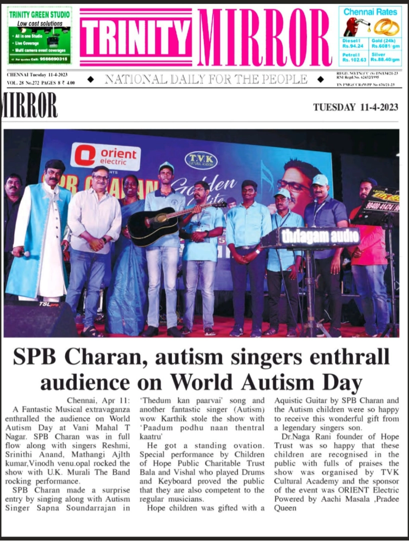 Hope Chennai press clipping 14