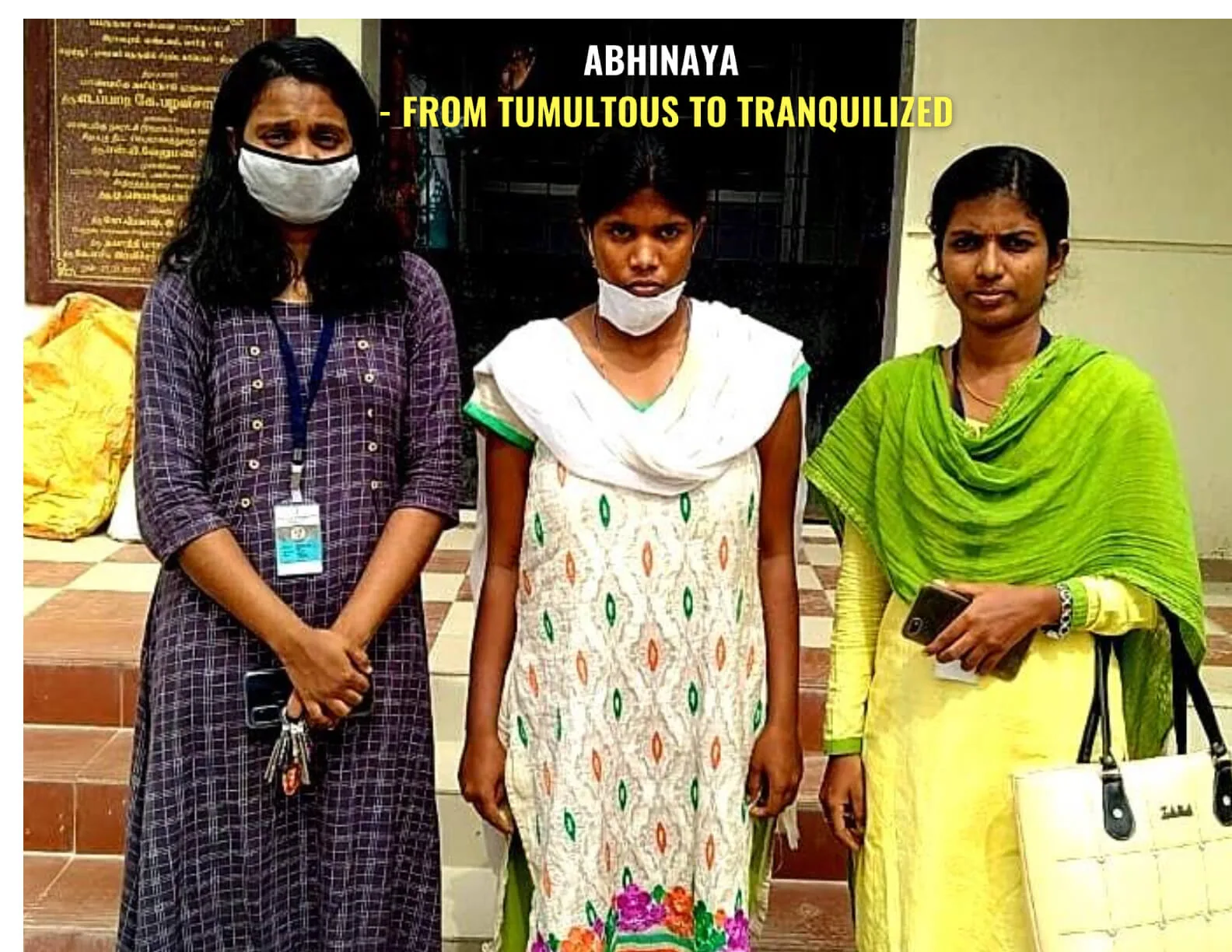 Abhinaya story, from tumultuous to tranquillised, with Hope Chennai staff