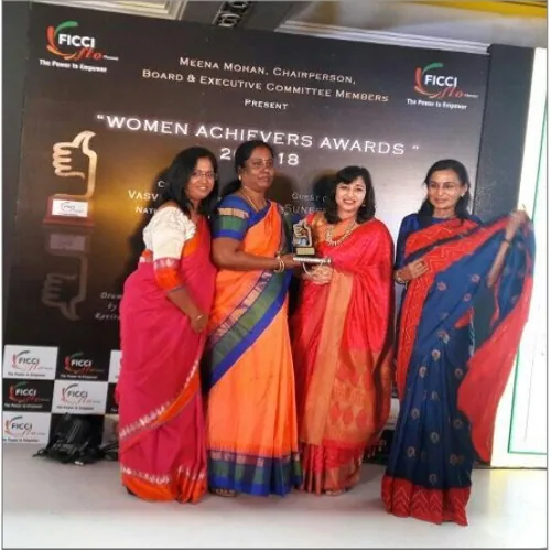 Hope Chennai founder at the FICCI FLO Women Achievers Awards 2018