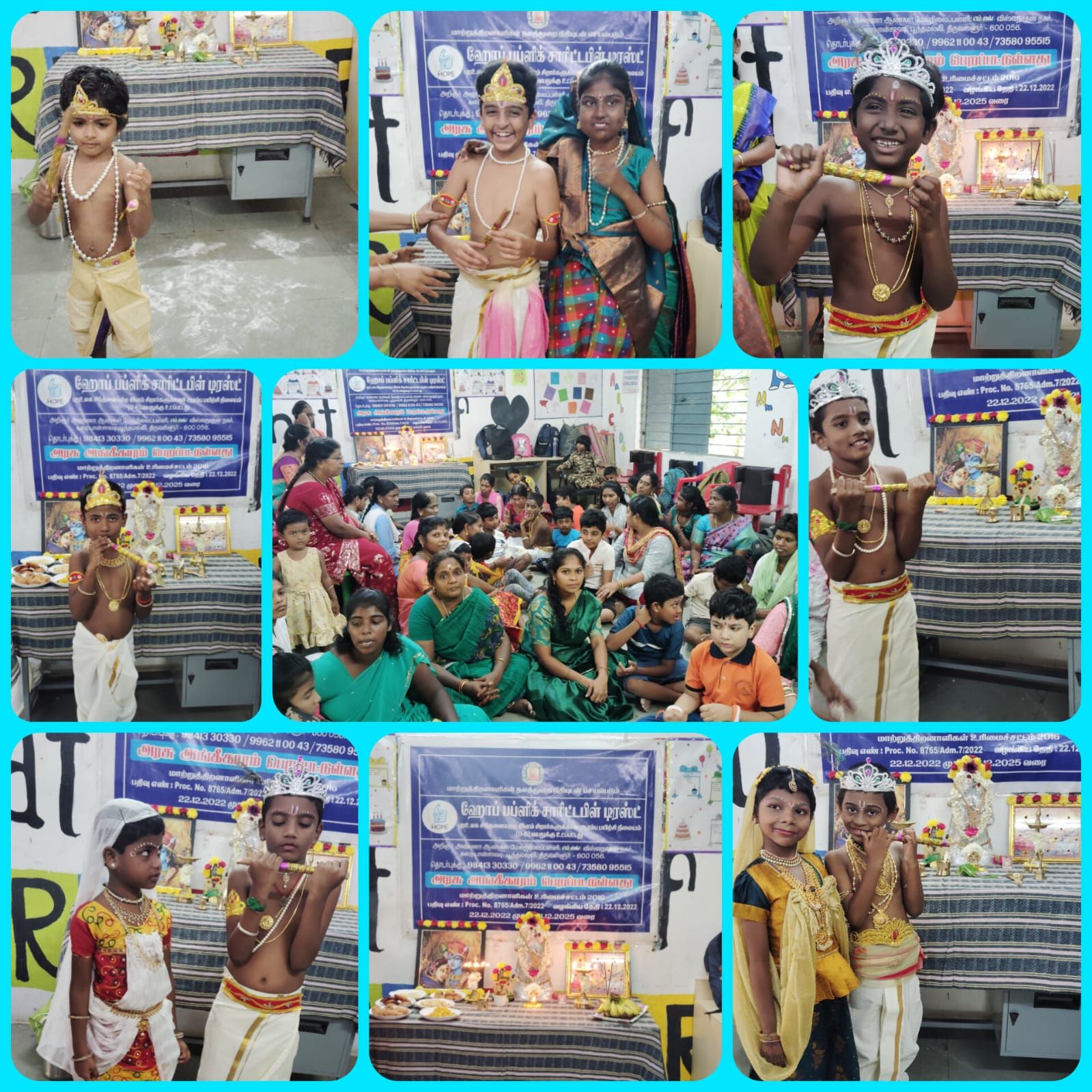 ON 14.08.2025 KRISHNA JAYANTHI CELEBRATIONS @ HOPE EARLY INTERVENTION CENTRE FOR AUTISM, POONAMALLEE