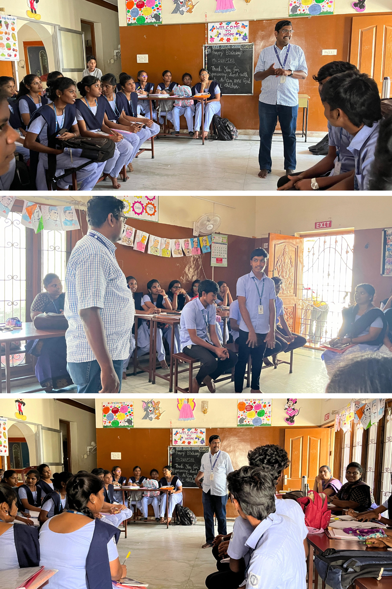 EMPOWERING FUTURE NURSES: SRI DEVI NURSING COLLEGE STUDENTS VISIT HOPE PUBLIC CHARITABLE TRUST