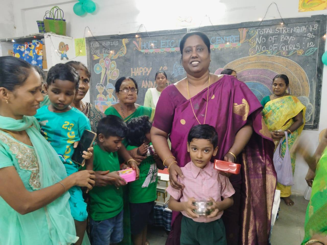 On 18.07.2025 CELEBRATING 6 YEARS OF COMPASSION AND CARE AT HOPE EIC FOR AUTISM SCHOOL @ POONAMALLEE