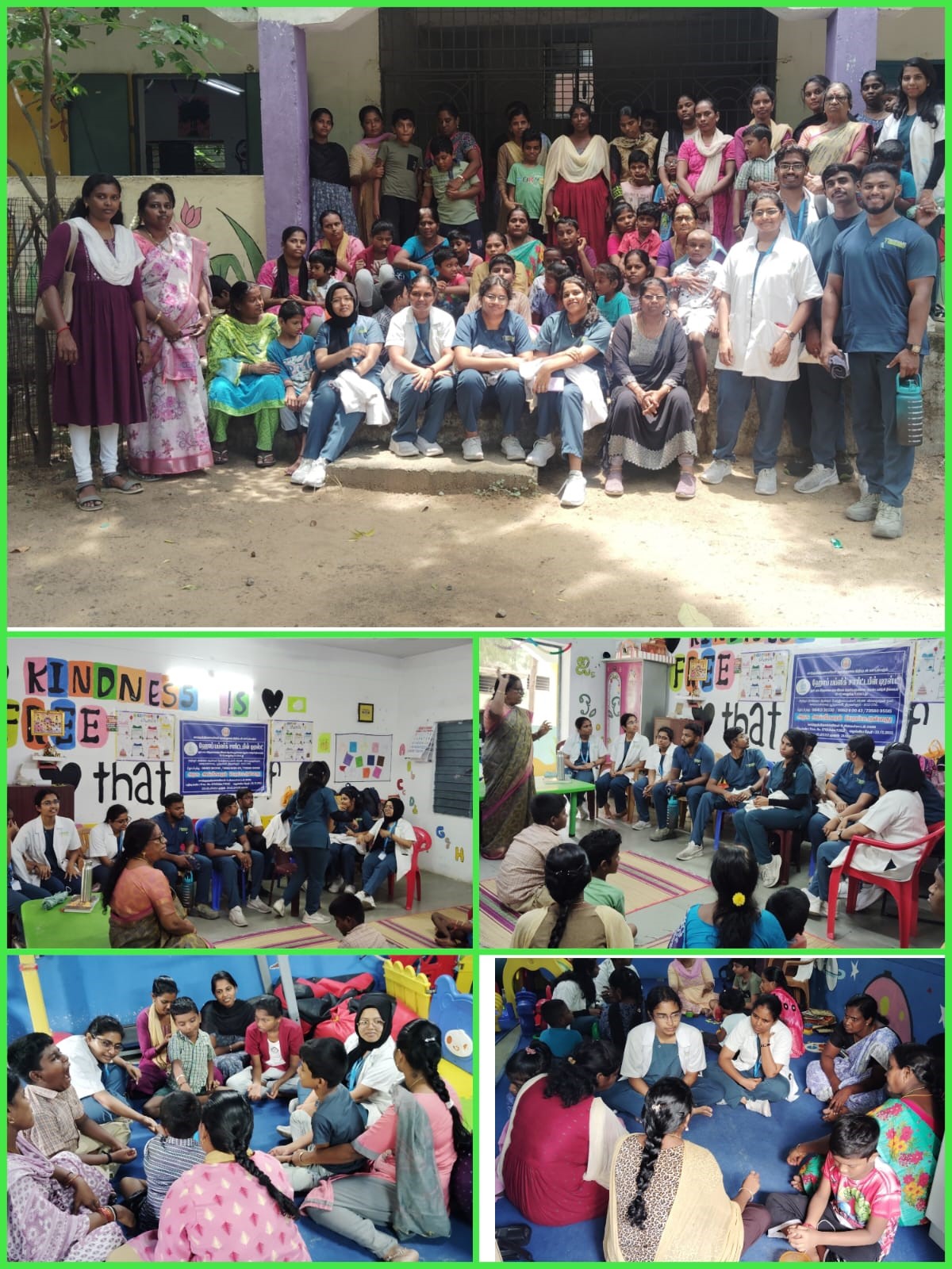 On 05.08.2025 Panimalar Medical College Internship Students Visited @ Hope EIC Autism School, Poonamallee