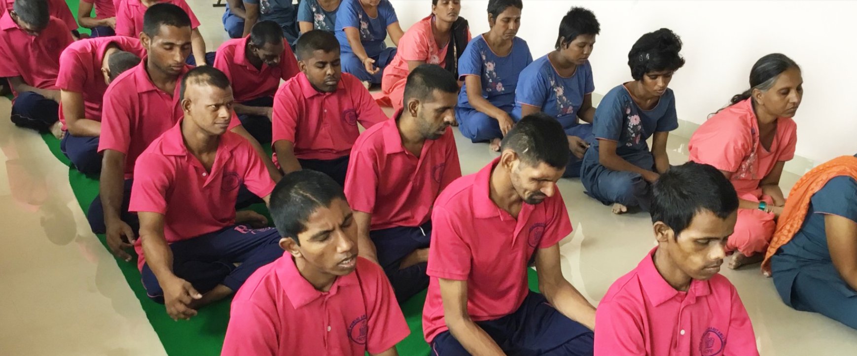 Hope Chennai residents seated together during a group session