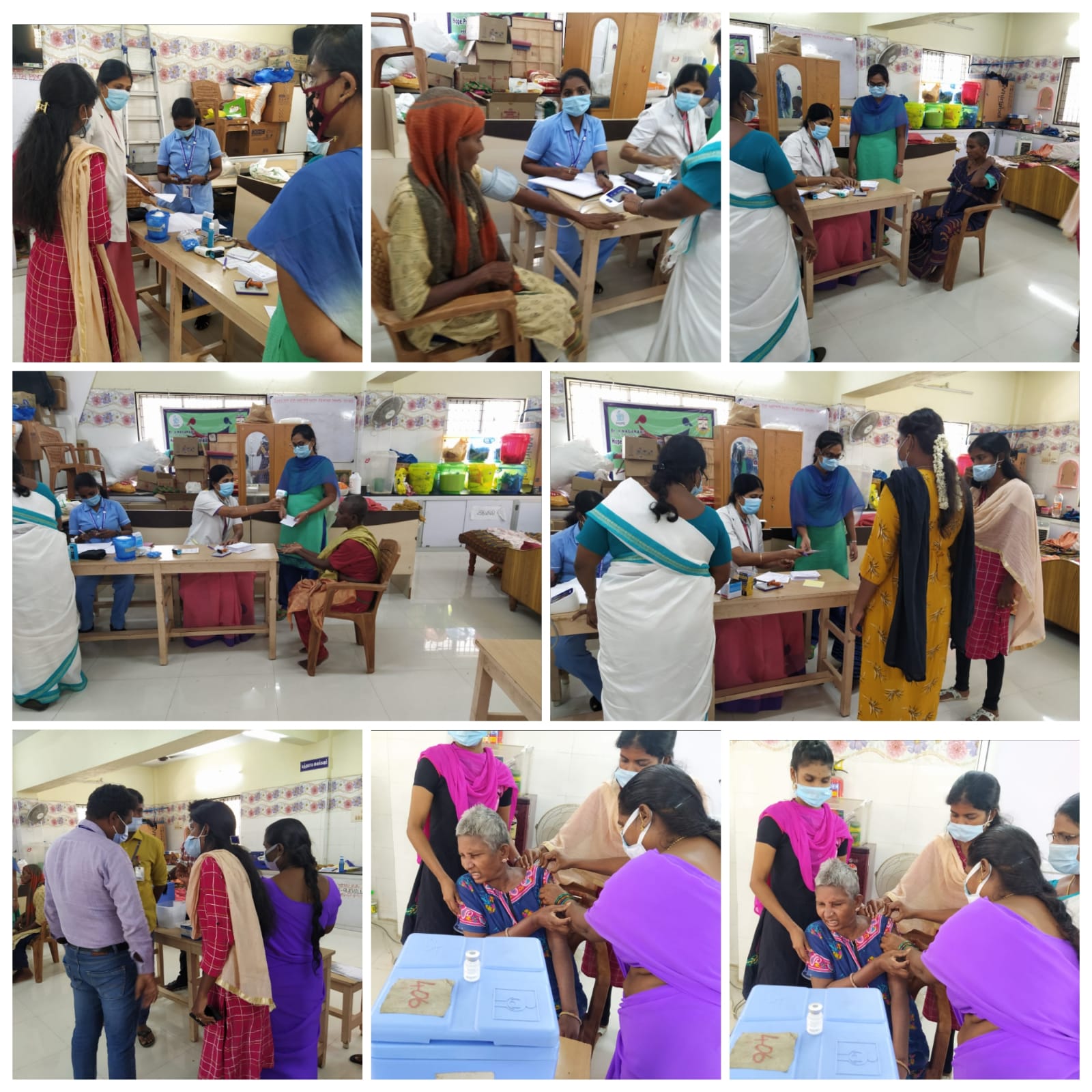 Vaccination camp Hope Chennai