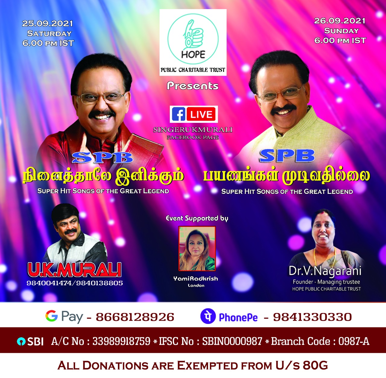 Fund Raising online concerts