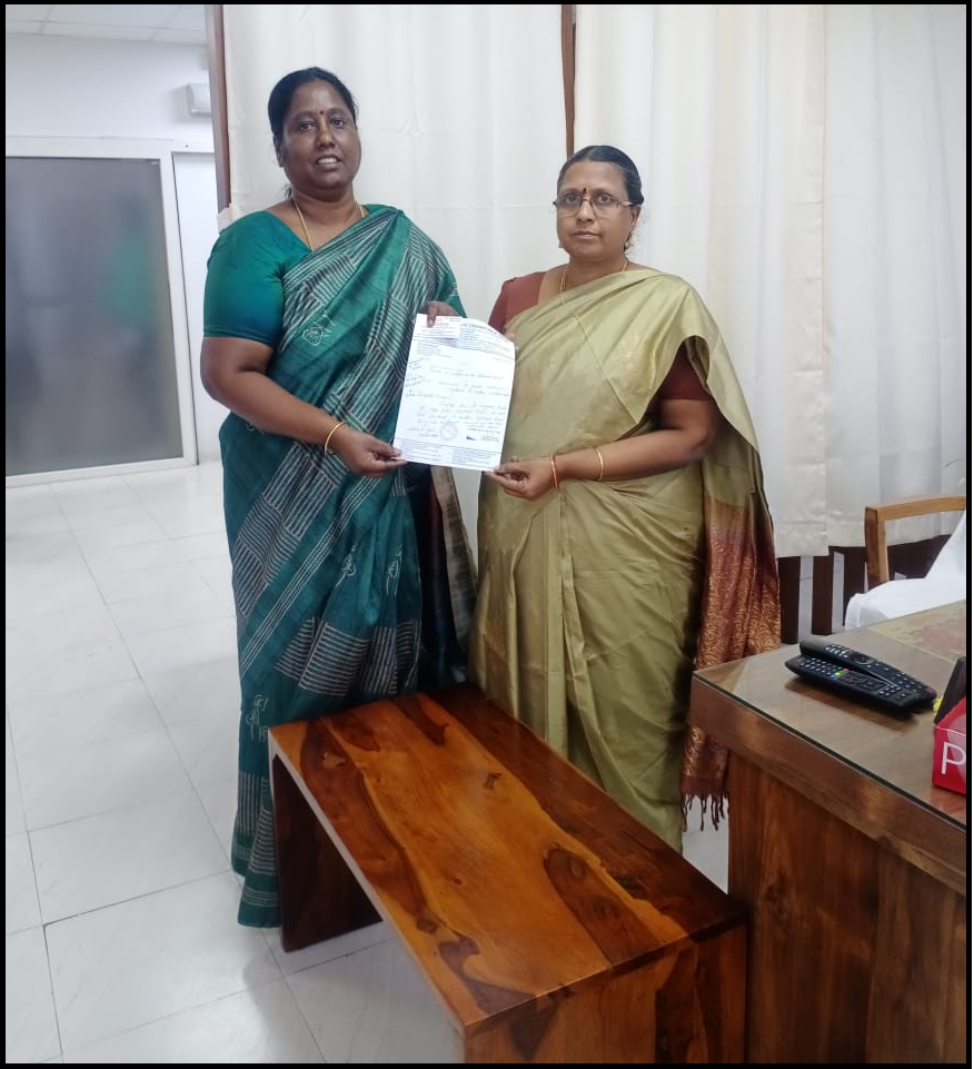 On 02.12.2024 Tmt M.Lakshmi IAS Director for Welfare of the Differently Abled has given permission to participate our Hope special students to perform the “Welcome Band Performance” in all our District Cultural Programs and Functions.