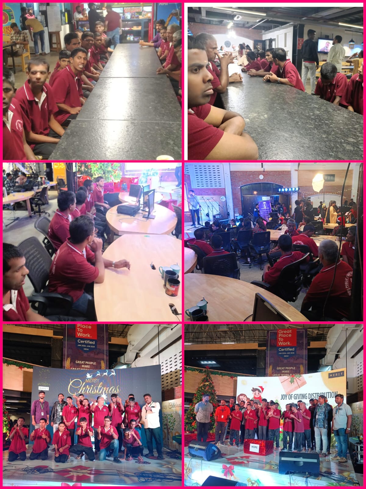 MERIT IT Software Concern organized a heartwarming Christmas program