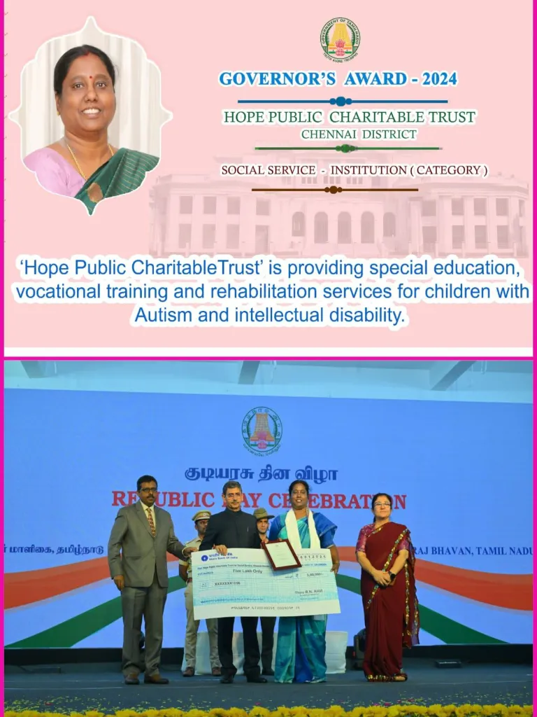 Hope Chennai award 2025