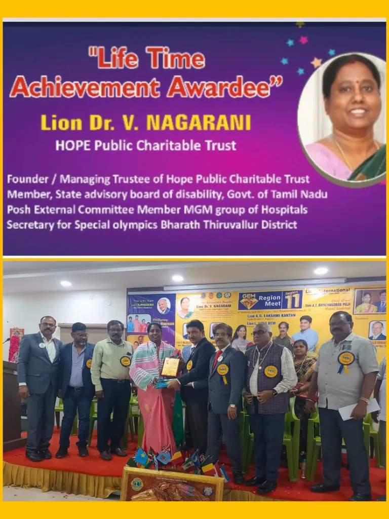 Hope Chennai award 2025