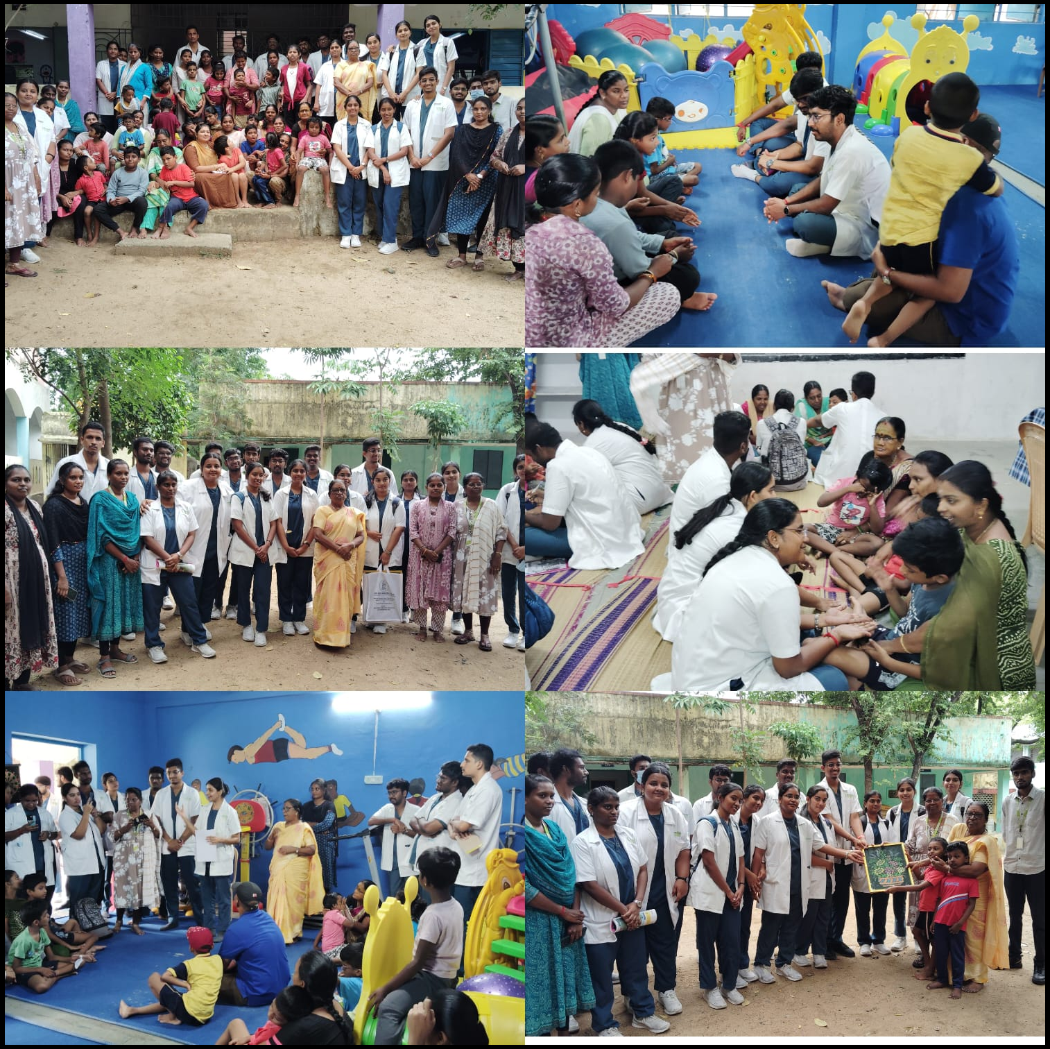 3 July, 2025 a team from Panimalar Medical College consisting of doctors and doctors in training visited the Hope Early Intervention Centre for Autism in Poonamallee.