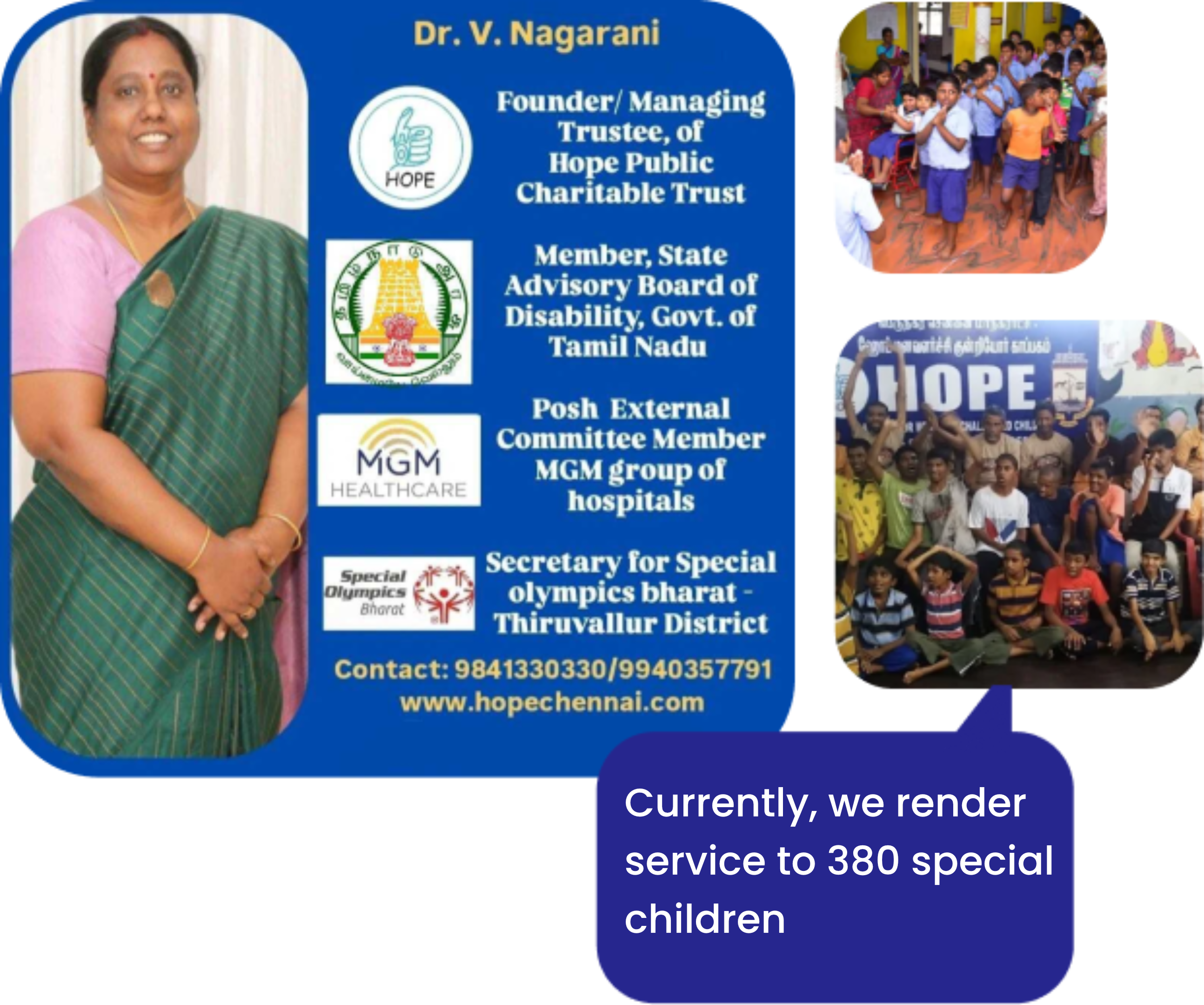 We Help Special Children Get a Better Life.