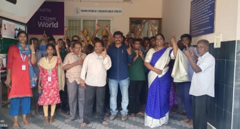 Visit of Mr. S. Kumar, DDAWO, to HOPE Centres