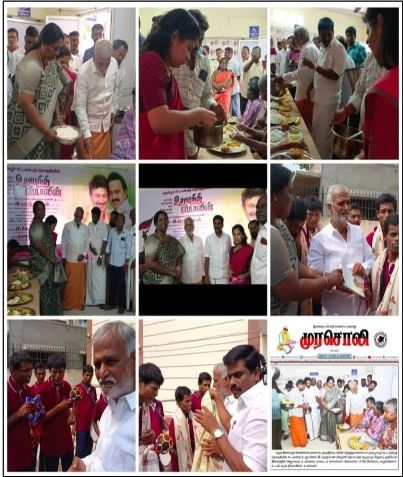 birthday celebration with orphans