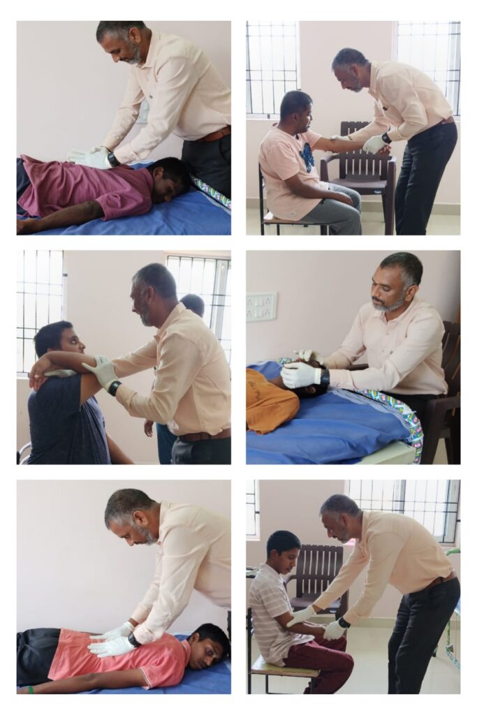 PHYSIOTHERAPY SESSIONS AT ANNAMBEDU CENTER